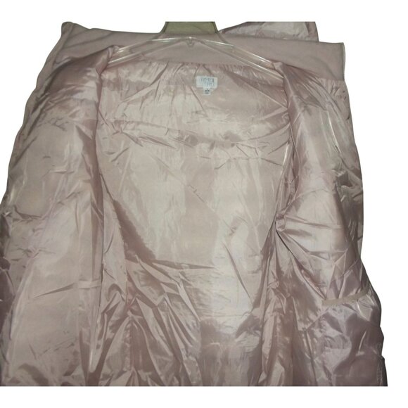 Time and Tru Puffer Jacket Womens 1X 16W 18W Solid Light Pink Zip Coat rem.hood - Picture 7 of 15